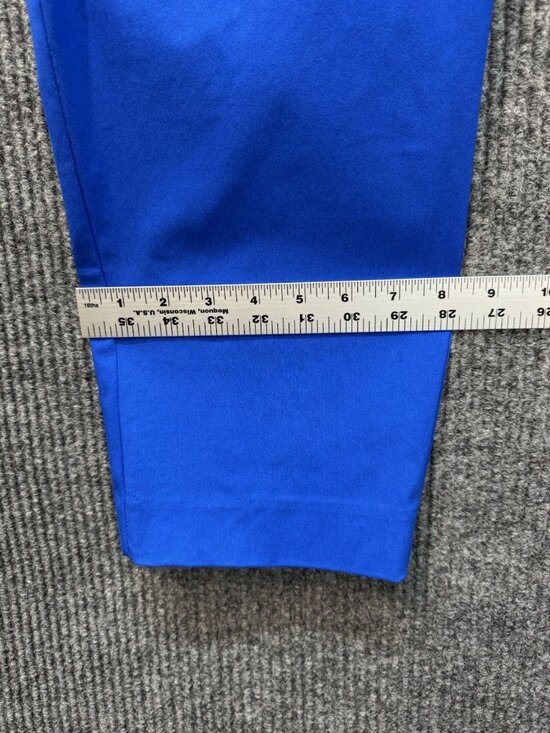 The Limited Ankle Length Dress Pants Womens 20W Ocean Blue Chino Stretch NEW - Picture 9 of 11